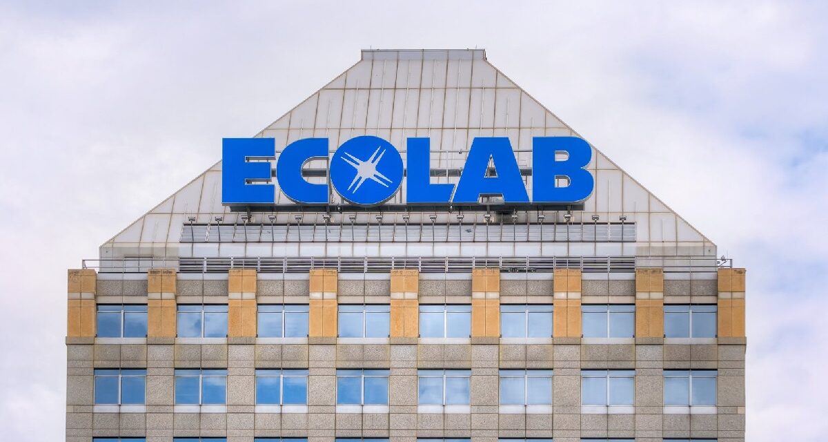 Ecolab Sets Sustainability Goals for Own Operations and Broader Industrial Impact