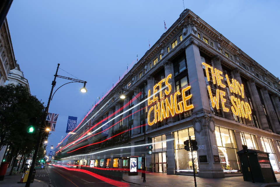 Department Store Retailer Selfridges Launches Wide-Ranging Sustainability Plan