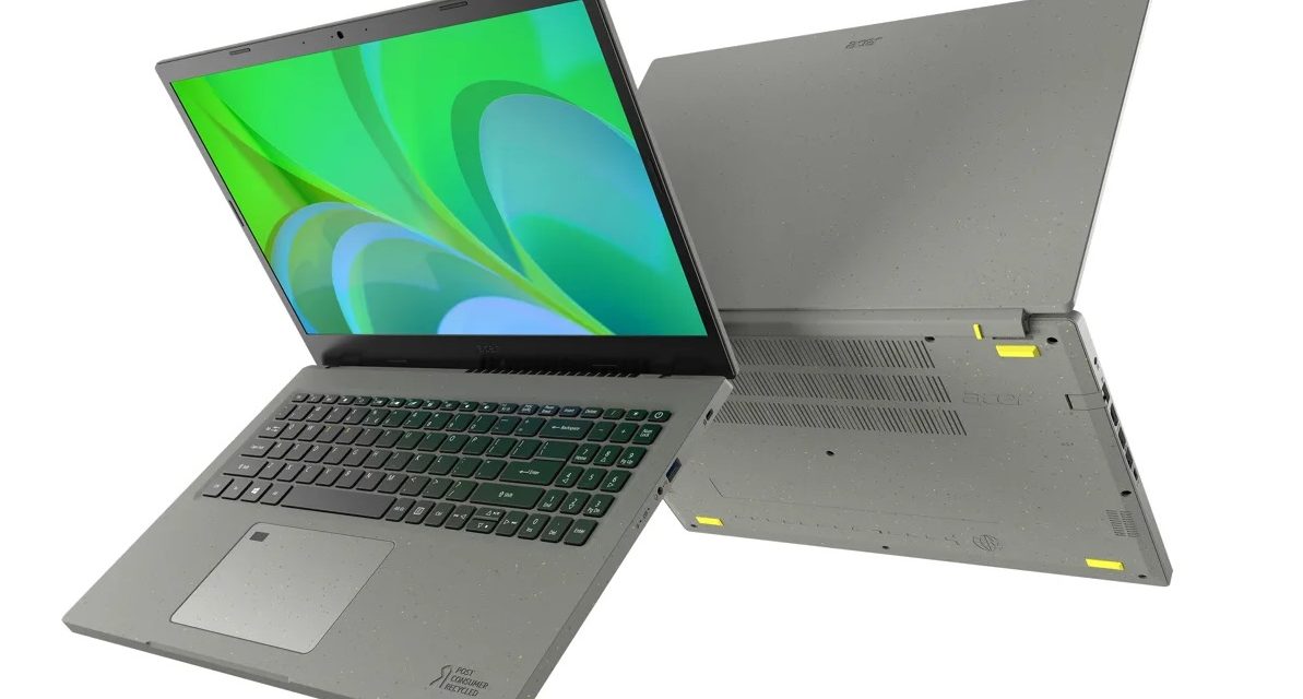 Acer Unveils Sustainability-Focused Notebook Under New Sustainable Value Chain Platform