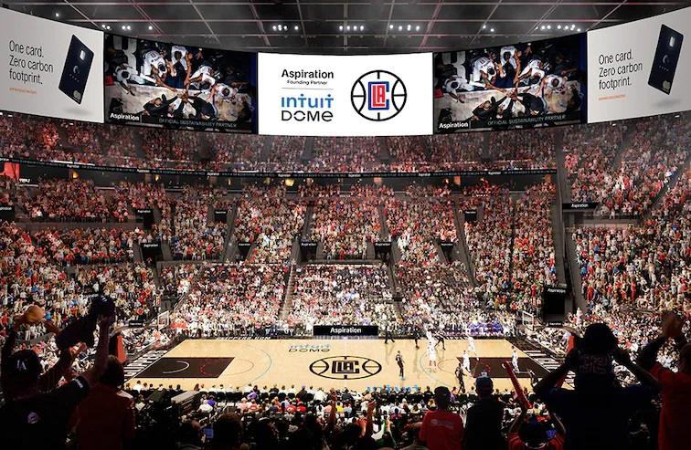 LA Clippers Partner with Green Finance Company Aspiration on the First Climate Positive Arena