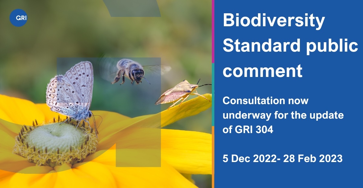 GRI Unveils Biodiversity Reporting Standard - ESG Today