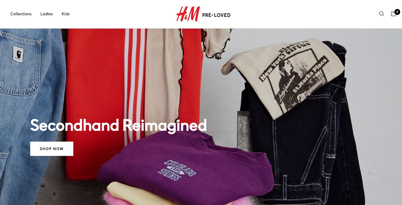 H&M Launches Online Secondhand Garment Resale Shop