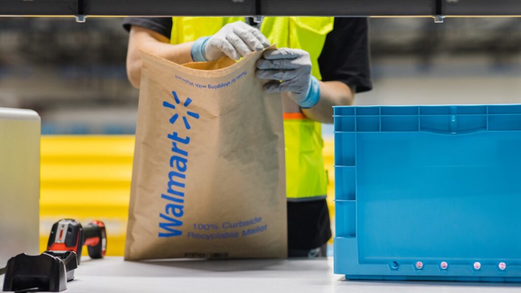 Walmart Shifts to Paper Packaging for Online Orders