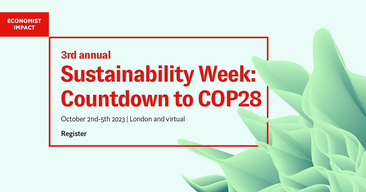 3rd annual Sustainability Week: Countdown to COP28