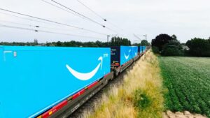 Amazon Cuts Shipping Emissions with 50% Increase in Rail and Sea Transport in Europe