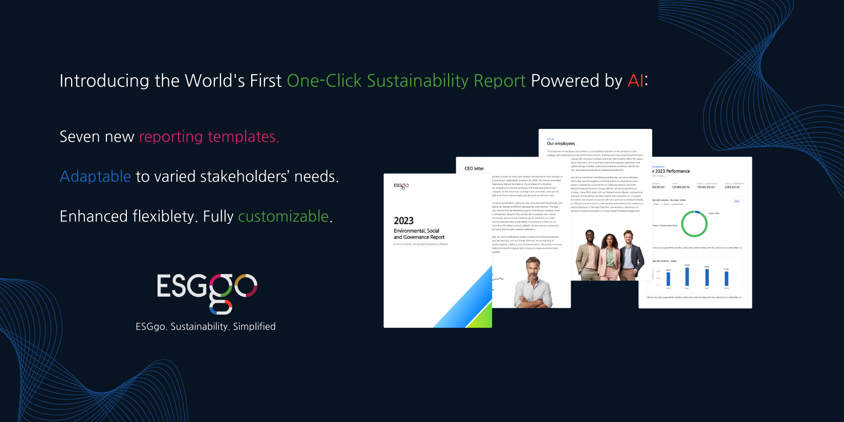 ESGgo Unveils World’s First One-Click Sustainability Report, Powered by AI, with Different Reporting Templates for Different Use Cases