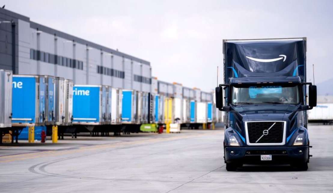 Amazon Launches Electric Heavy Duty Truck Fleet in California