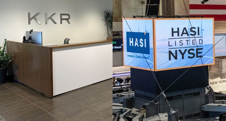 KKR, HASI Launch $2 Billion Sustainable Infrastructure Investment Venture