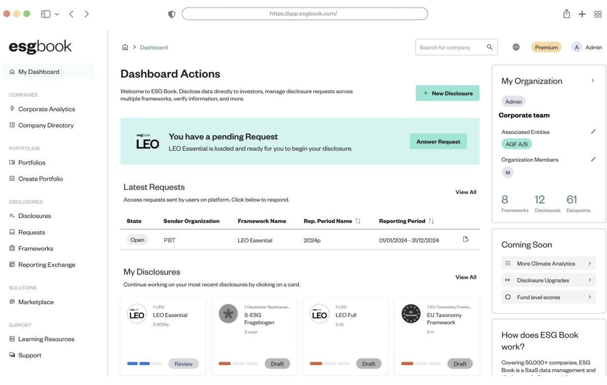ESG Book, BCG Launch New Sustainability Reporting Platform ESG Book, BCG Launch New Sustainability Reporting Platform