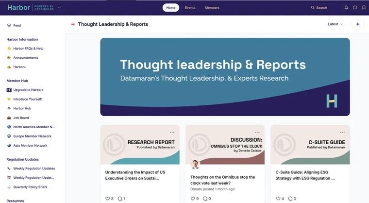 Datamaran Launches Networking & Resources Platform for Sustainability Professionals