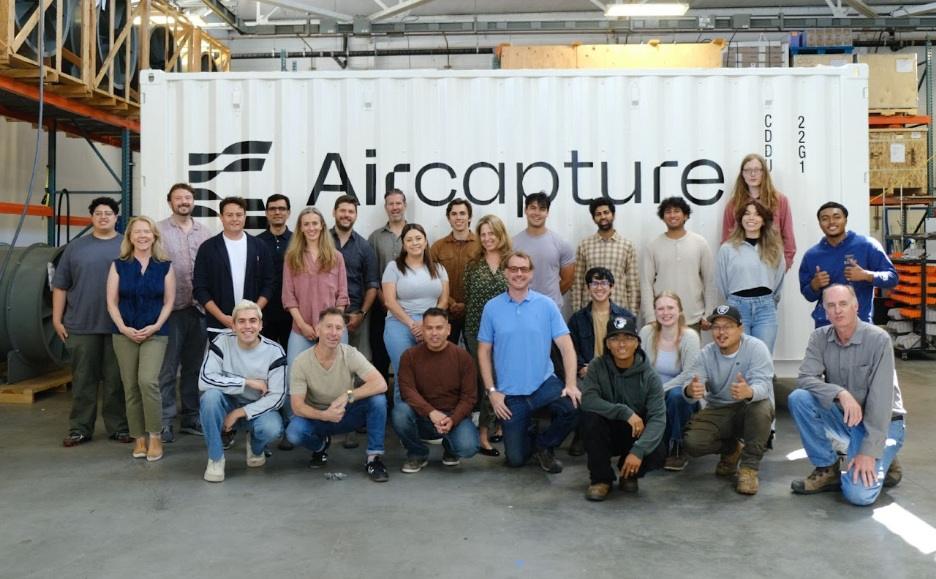 Direct Air Capture Startup Aircapture Raises $50 Million to Remove and Re-use CO2 at Industrial Sites