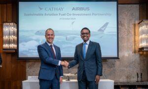 Airbus, Cathay Invest $70 Million to Accelerate Sustainable Aviation Fuel Production