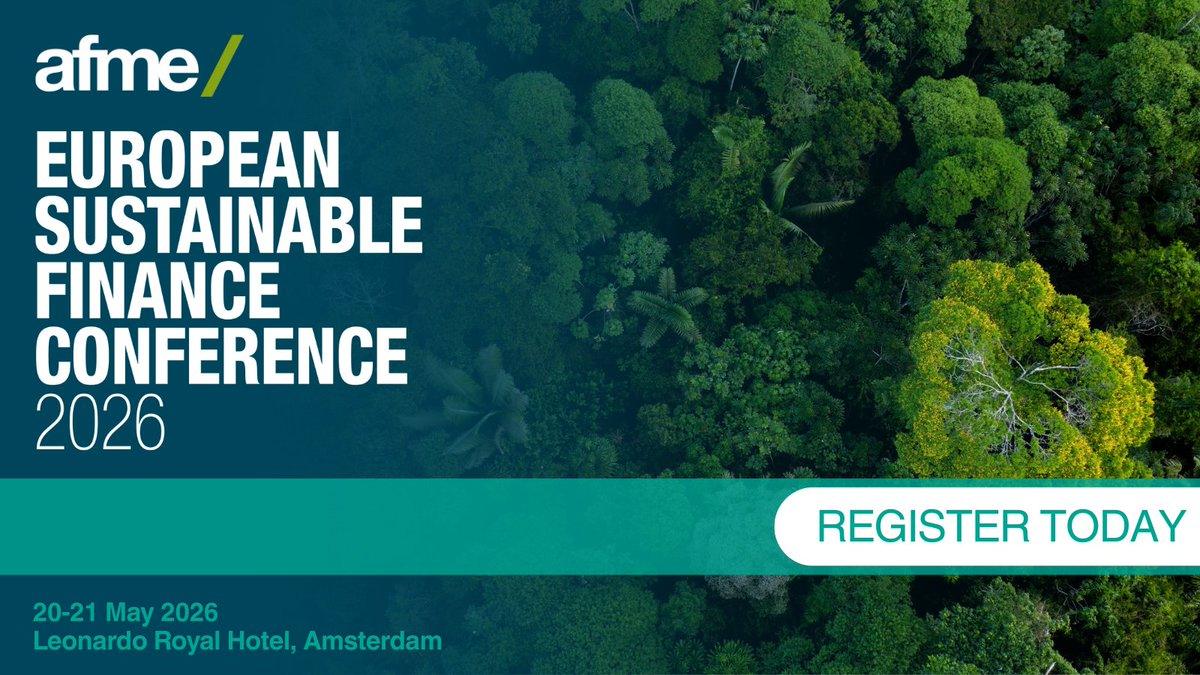 Annual European Sustainable Finance Conference 2026