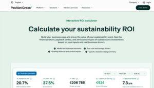 Position Green Launches Decarbonization Investment ROI Calculator