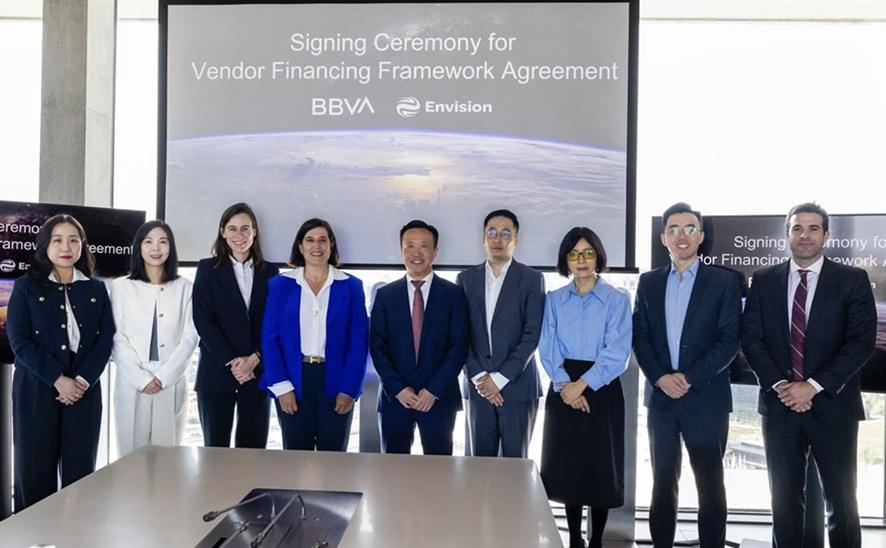 Envision Secures $500 Million Financing with BBVA to Expand Green Energy Tech Platform
