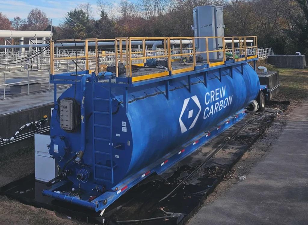 Crew Carbon Raises $25 Million for Technology Combining Wastewater Treatment, Carbon Removal