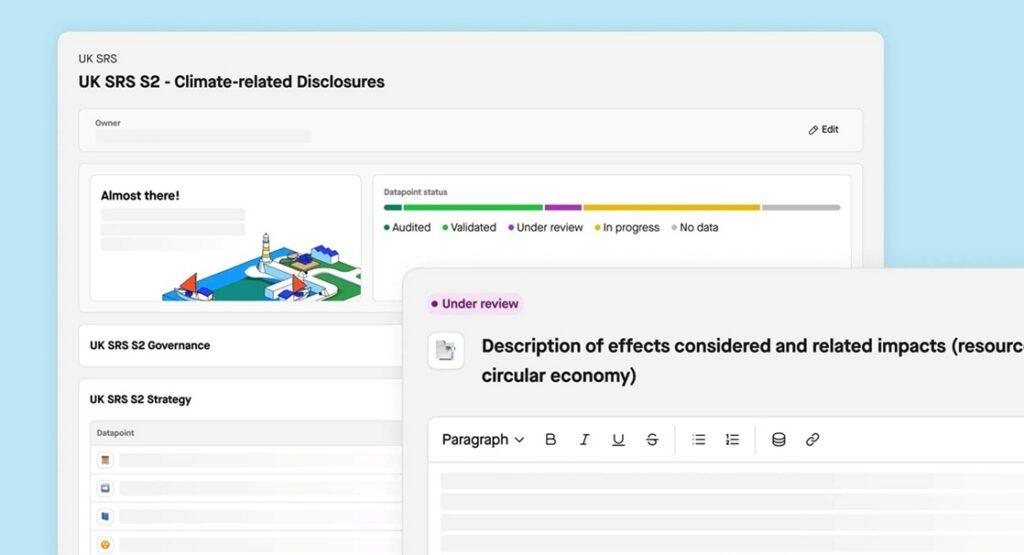 Sweep Launches UK SRS Sustainability Reporting Solution